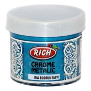Rich Chrome 1564 Bodrum Mavi 60 cc Metalik Extra Simli Sedefli Boya