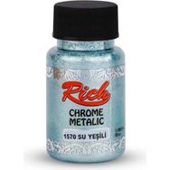 Rich Chrome Metalik Su Yeşili 50 cc Akrilik Boya