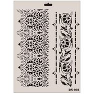 Rich Dantel Seri DN-902 35x25 cm Stencil