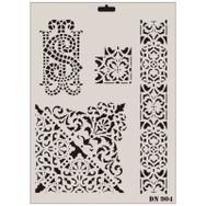 Rich Dantel Seri DN-904 35x25 cm Stencil