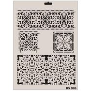 Rich Dantel Seri DN-905 35x25 cm Stencil
