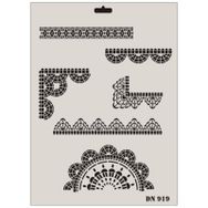 Rich Dantel Seri DN-919 35x25 cm Stencil