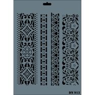 Rich DN-913 Dantel Stencil 25x35 cm Boyama Şablonu