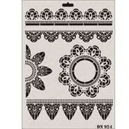 Rich DN-924 Dantel Stencil 25x35 cm Boyama Şablonu