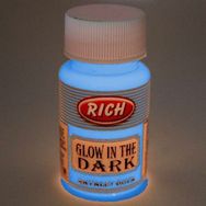 Rich Glow in the Dark 50 cc Mavi Hayalet Boya