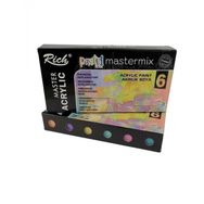 Rich Mastermix 60 cc 6'lı Pastel Renkler Akrilik Boya