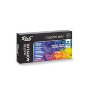 Rich Mastermix Pastel Renkler 6'lı 60 cc Akrilik Boya Seti