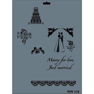 Rich N-128 Yeni Seri XL 35x25 cm Stencil