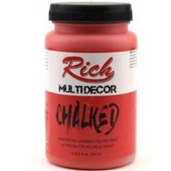 Rich N 4528 Multi Decor Chalked Retro Kırmızı 250 ml Akrilik Boya