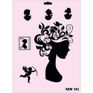 Rich NEW-191 Stencil 25x35 cm Boyama Şablonu