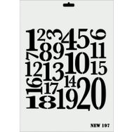 Rich NEW-197 Stencil 25x35 cm Boyama Şablonu