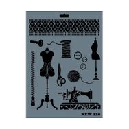 Rich NEW-229 Stencil 25x35 cm Boyama Şablonu