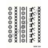 Rich NEW-259 Stencil 25x35 cm Boyama Şablonu