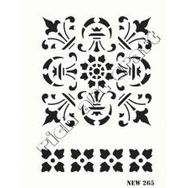 Rich NEW-265 Stencil 25x35 cm Boyama Şablonu