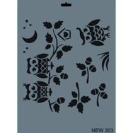Rich NEW-303 Stencil 25x35 cm Boyama Şablonu