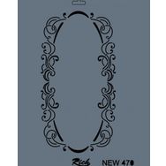 Rich NEW-470 Stencil 25x35 cm Boyama Şablonu