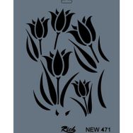 Rich NEW-471 Stencil 25x35 cm Boyama Şablonu
