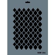 Rich New Seri N 194 35x25 cm Stencil