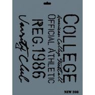 Rich New Seri N 208 35x25 cm Stencil