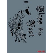 Rich New Seri N-332 35x25 cm Stencil