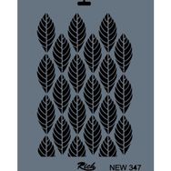 Rich New Seri N-347 35x25 cm Stencil