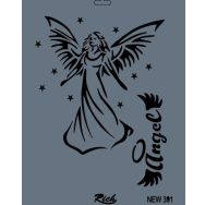 Rich New Seri N-391 35x25 cm Stencil