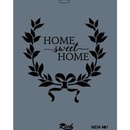 Rich New Seri N-401 35x25 cm Stencil