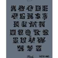 Rich New Seri N-465 35x25 cm Stencil