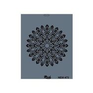 Rich New Seri N-473 35x25 cm Stencil