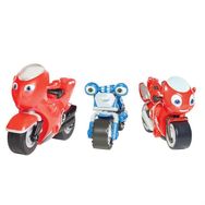Ricky Zoom TRZ20041 Hank ve Bike Buddies Üç Figür