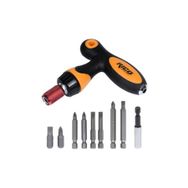 Rico 024-bb1017 1/4 T Cırcırlı Tornavida Bits Set 10 Parça Hobi Tamir Seti