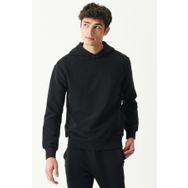 Riders By Lee L222710-001 Kapüşonlu Regular Fit Siyah Erkek Sweatshirt