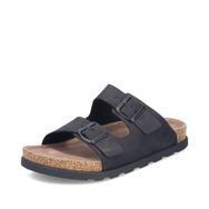 Rieker Erkek klasik sandalet 21190, erkek sandaleti, Siyah 00, 45 EU Weit