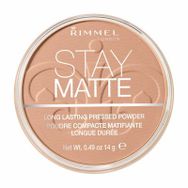 Rimmel London Stay Matte Pressed Powder 14 gr No: 010 - Warm Honey Pudra
