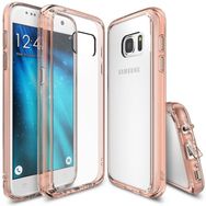 Ringke Air Galaxy S7 Rose Gold Ultra Hafif Esnek İnce Renkli Transparan Kılıf