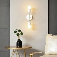 Riolight Beyaz Metal Aplik