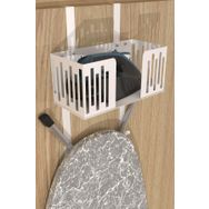Risingmaber MT110B Beyaz Kapı Arkası Ütü ve Ütü Masası Tutucu Organizer