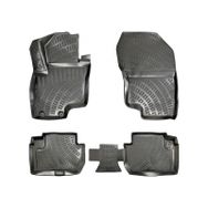 Rizline 3D Siyah Mitsubishi Outlander Hybrit 2019+ Paspas