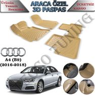 Rizline Audi A4 B9 2015 3d Havuzlu Paspas