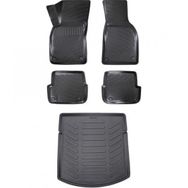 Rizline Audi A4 Siyah 2001-2008 3D Bagaj Havuzu ve Paspas