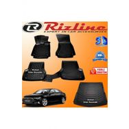 Rizline Audi A6 3D Paspas + 3D Bagaj Havuzu 2015 - 2019 Arası Siyah Set