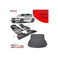 Rizline BMW 1 F20 2011 Sonrası 3D Paspas Bagaj Havuzu