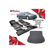 Rizline BMW 5 Serisi E39 1996-2003 Uyumlu Paspas ve Bagaj Havuzu Set
