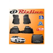Rizline BMW F20 1 Serisi 3D Paspas + 3D Bagaj Havuzu 2018 Sonrası Siyah Set