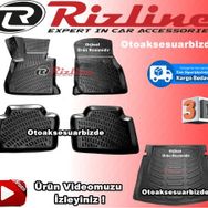 Rizline Bmw F30 3 Serisi Siyah 2012 Sonrası 3d Bagaj Havuzu