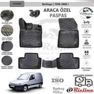 Rizline Citroen Berlingo 1998-2008 Panelvan 3D Siyah Havuzlu Paspas
