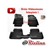 Rizline Citroen C3 HB 2016 - 2020 Arası Siyah 3D Havuzlu Paspas