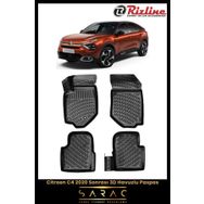 Rizline Citroen C4 2021 Model 3D Havuzlu Paspas