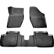Rizline Citroen C4 HB 2004 - 2010 Arası Siyah 3D Havuzlu Paspas