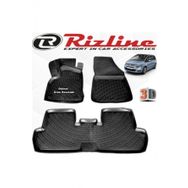 Rizline Citroen C4 Picasso 2013 - 2020 Arası Siyah 4 Parça Set 3D Havuzlu Paspas